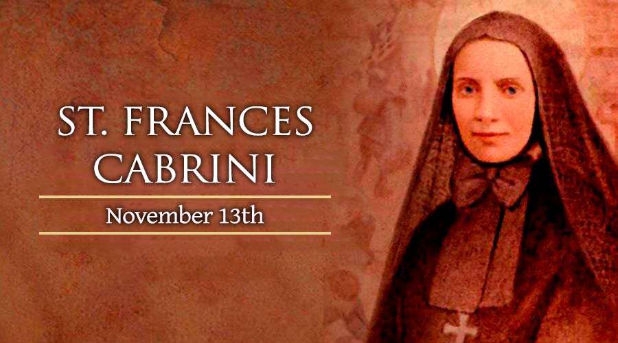 Saint of the day: St. Frances Cabrini